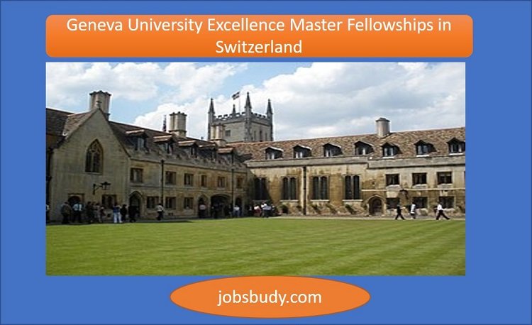 Geneva University Excellence Master Fellowships