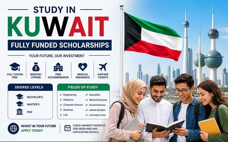 Scholarship in Kuwait Fully Funded
